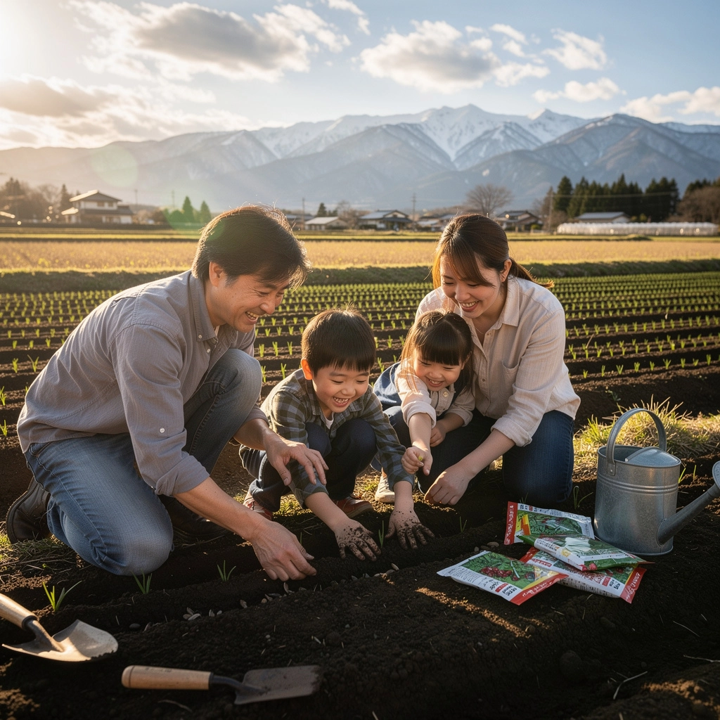 ガーデニングのための手順を説明するノート
