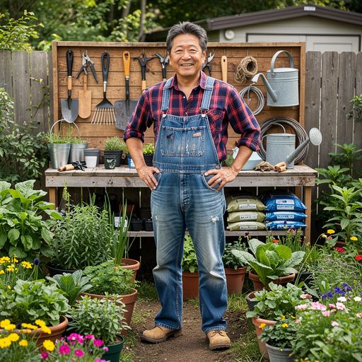 美しい庭で育てられた色とりどりの花の写真。